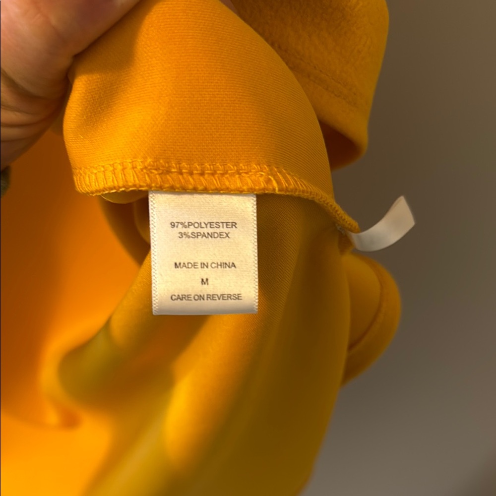 Elegant Yellow Wrap Skirt - Picture 5 of 10